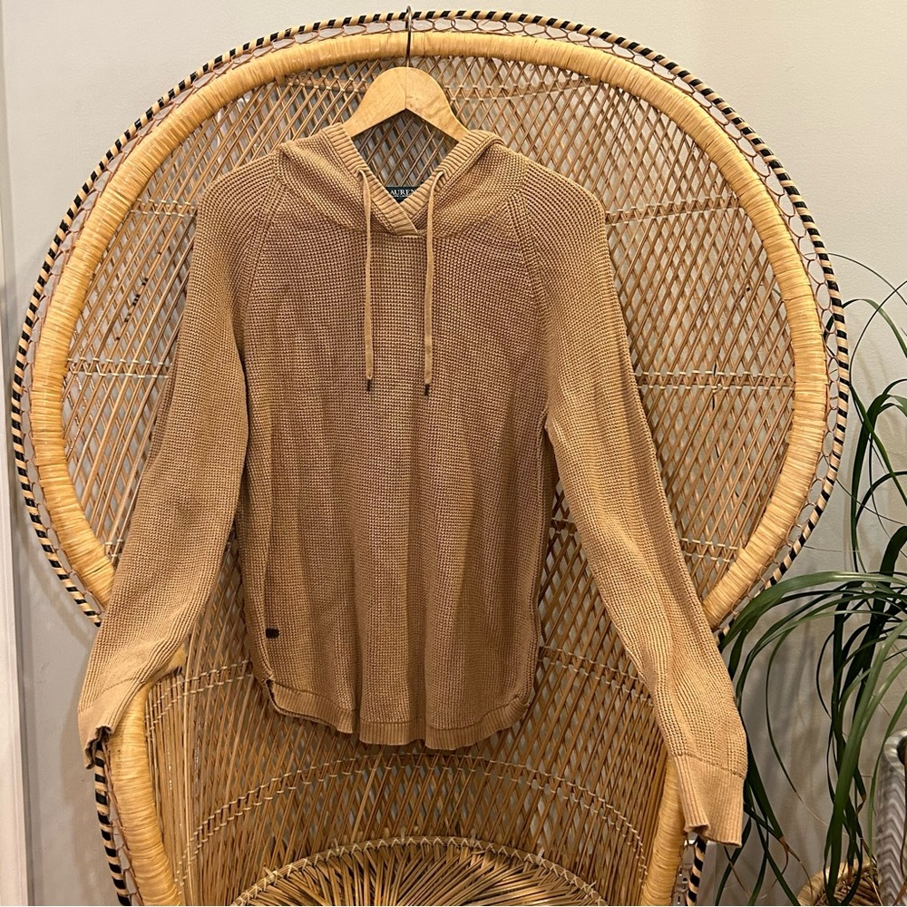 Ralph Lauren tan brown hoodie size medium